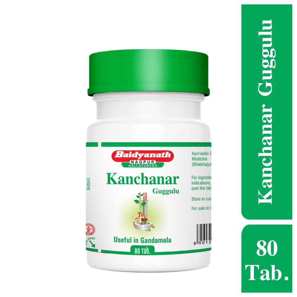 Baidyanath Asli Ayurved Kanchnar Guggulu 80 Tablets