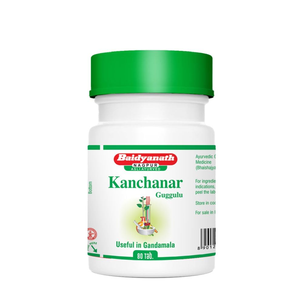 Baidyanath Asli Ayurved Kanchnar Guggulu 80 Tablets
