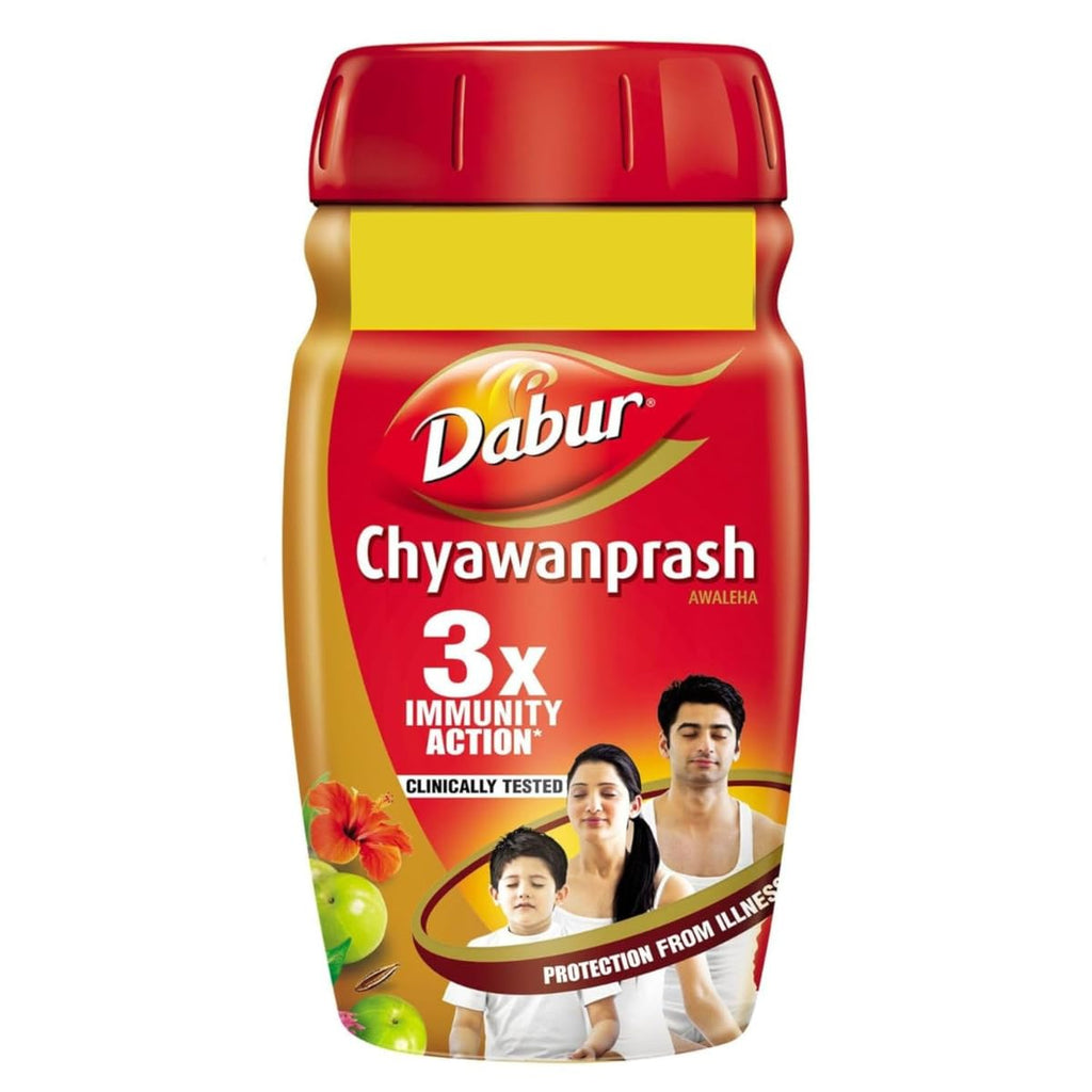 Dabur Chyawanprash - 1.5kg | 3X Immunity Action | With 40+ Ayurvedic Herbs | Helps Build Strength & Stamina | Builds Overall Health | Ayurvedic Health Supplement | Good for Digestion & Respiration