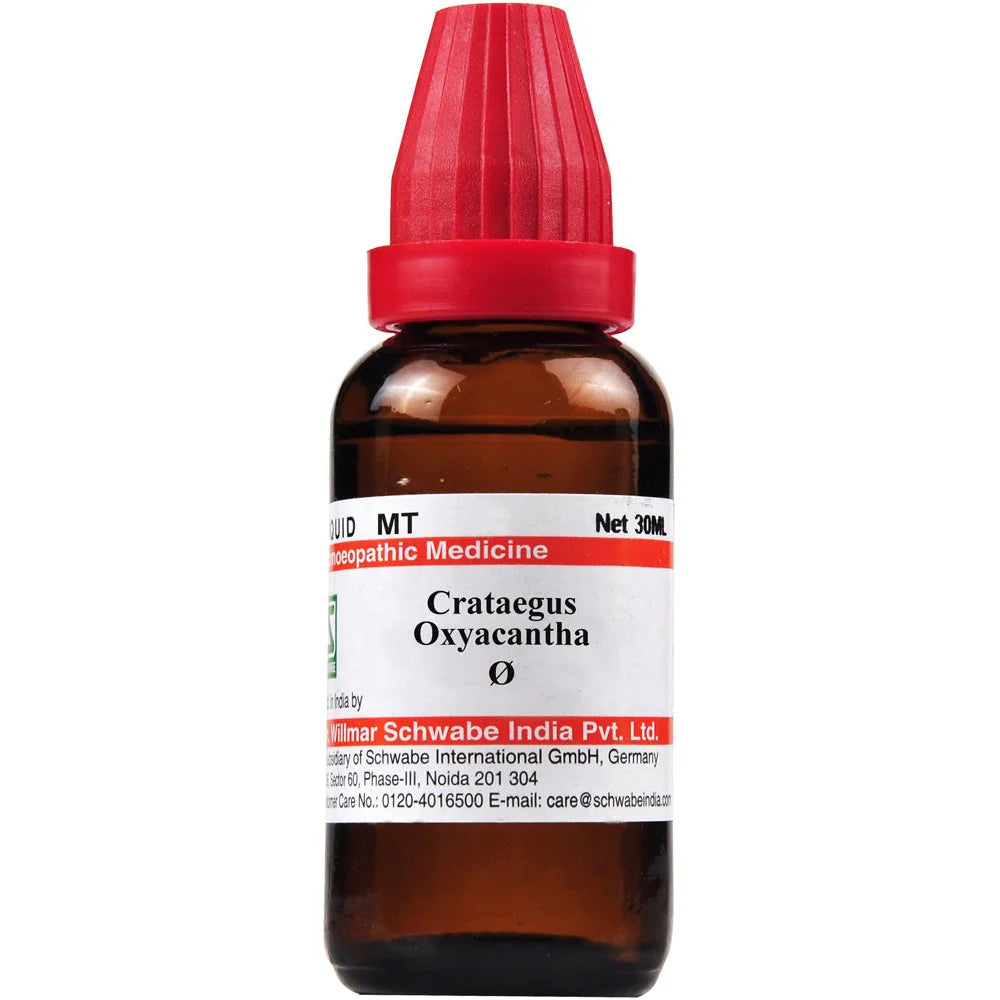 Dr. Willmar Schwabe India Crataegus Oxyacantha Mother Tincture Q - 1X - 30 ml