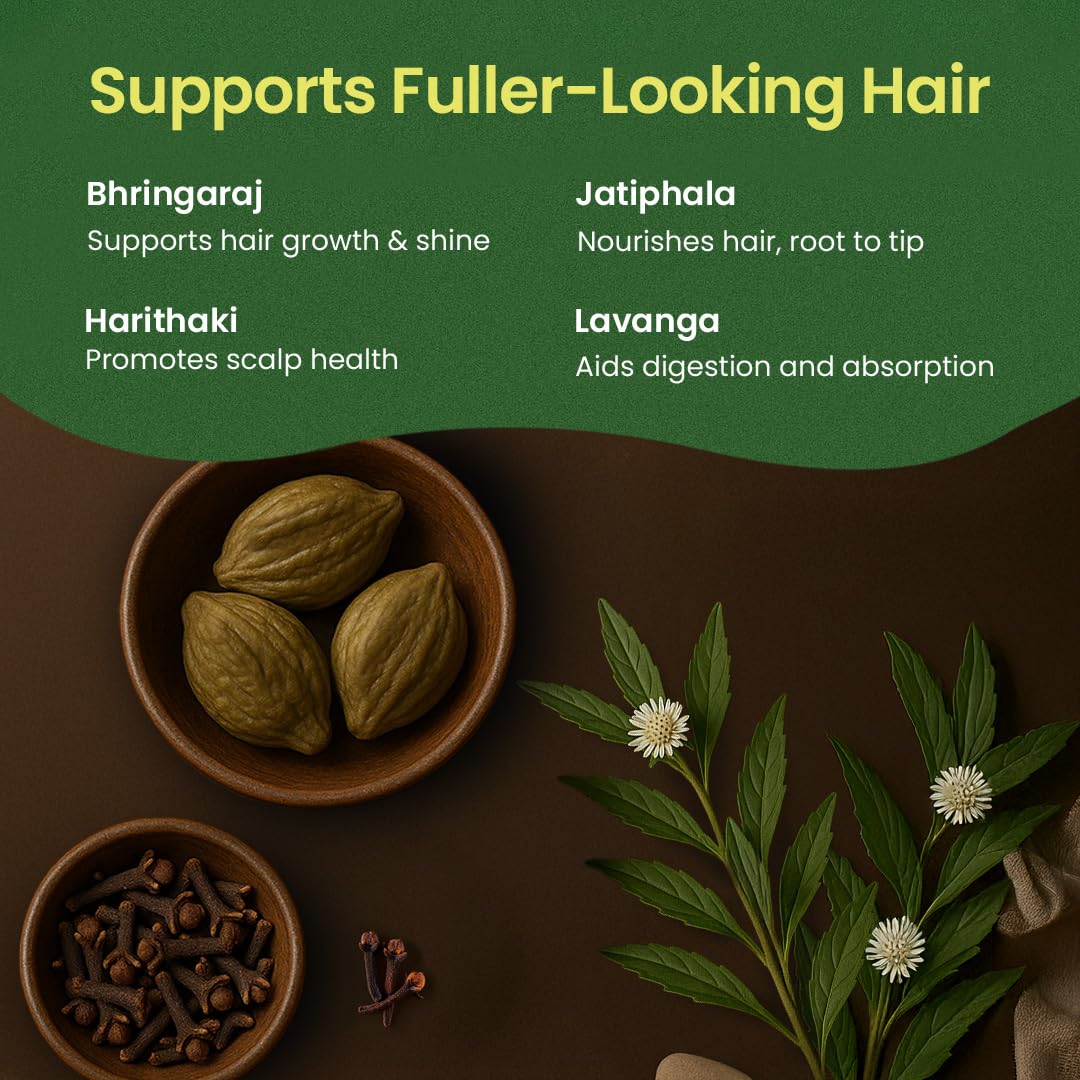 Kerala Ayurveda Bhringarajasava | Ayurvedic Hair Growth Tonic & Hair Fall Control | Herbal Oral Tonic with Bhringraj for Scalp Nourishment & Natural Shine | 450 ml