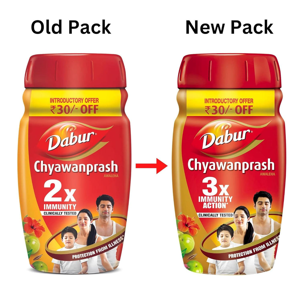 Dabur Chyawanprash - 1.5kg | 3X Immunity Action | With 40+ Ayurvedic Herbs | Helps Build Strength & Stamina | Builds Overall Health | Ayurvedic Health Supplement | Good for Digestion & Respiration