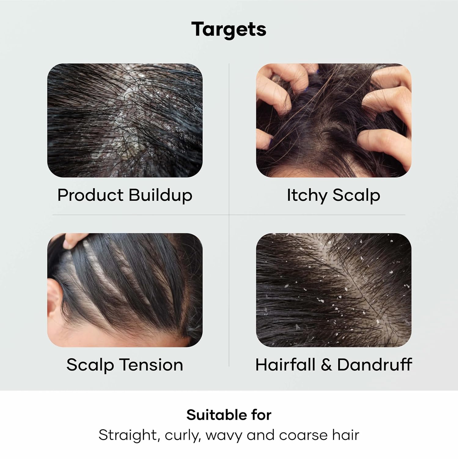 Cureskin Head Massager with Medical-Grade Silicone Bristles | Hair Massager for Hair Growth | Scalp Massager Shampoo Hair Brush, Exfoliating, Oil Massage, Anti-Dandruff