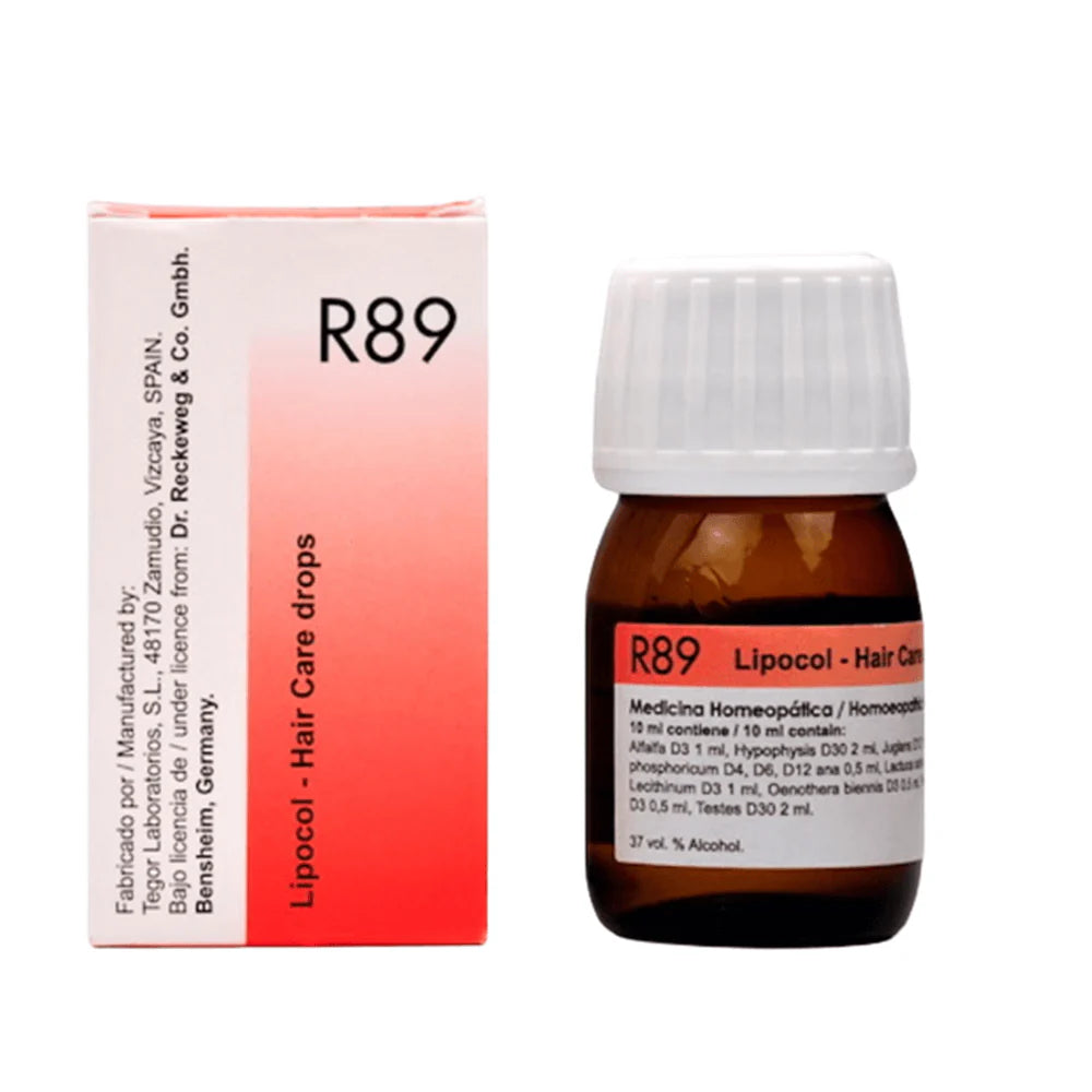 Dr. Reckeweg Lipocol R89 Hair Care Drops - 22 ml